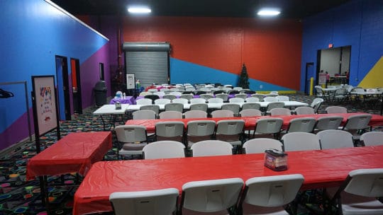 shared birthday party hall