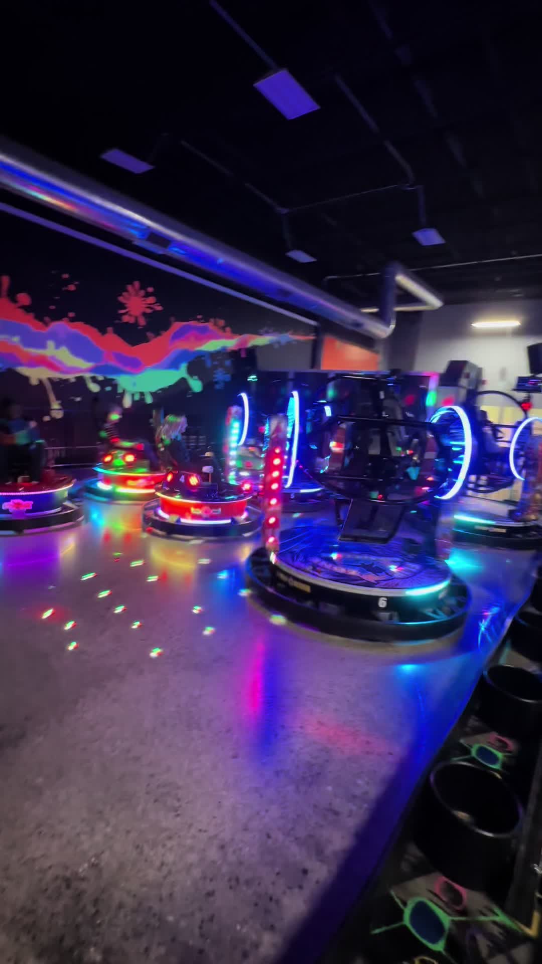 Bumper cars fun at Play and Spin in Niles IL — TikTok video