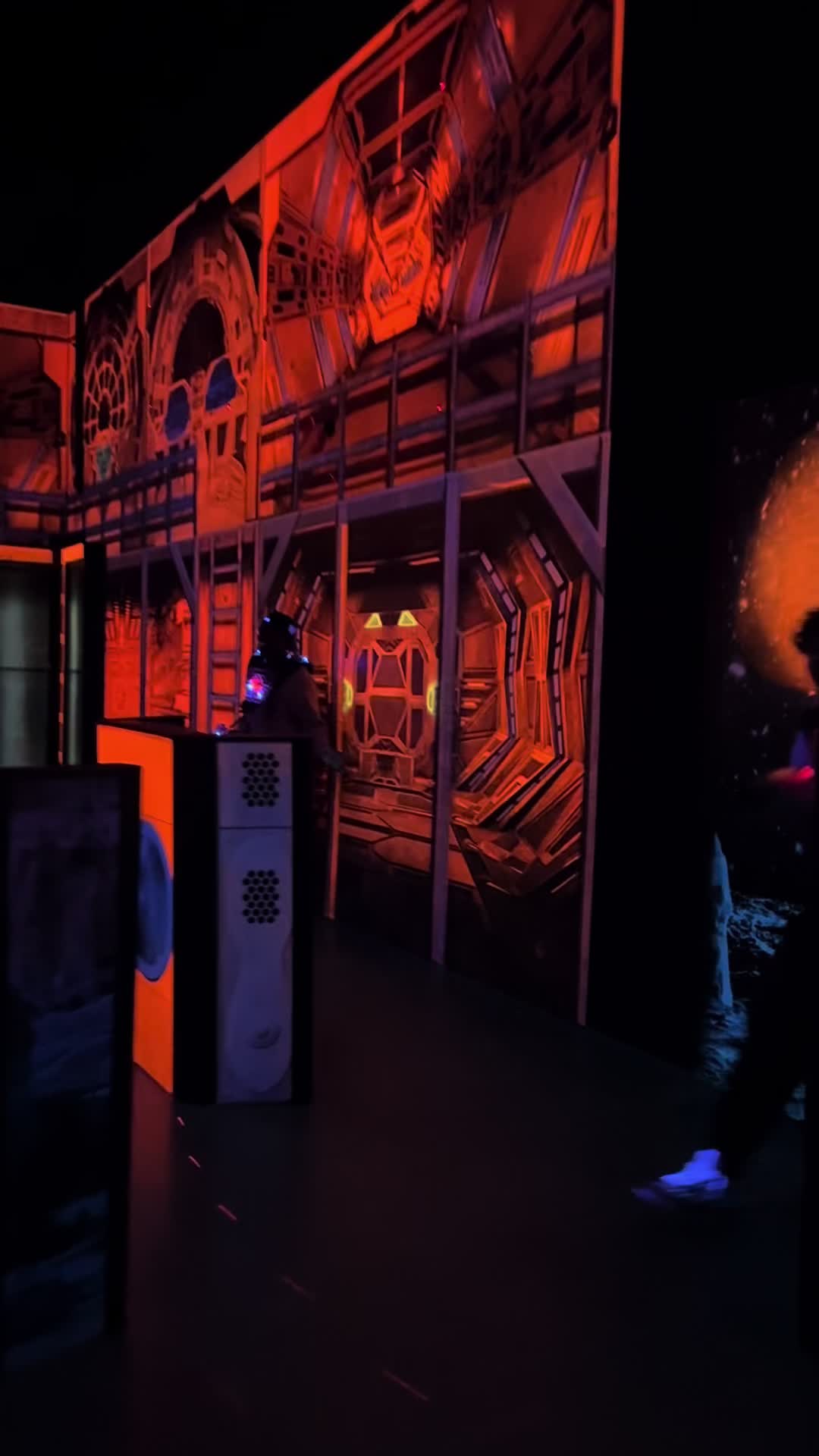 Laser tag arena at Play and Spin in Niles IL — TikTok video