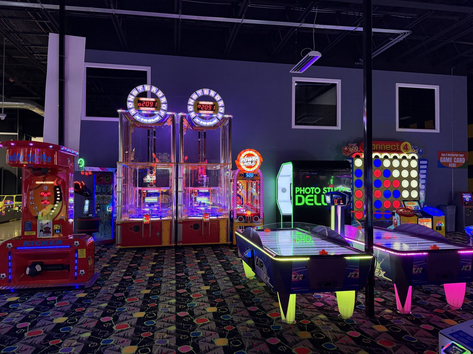 Air hockey and arcade games at Play and Spin in Niles